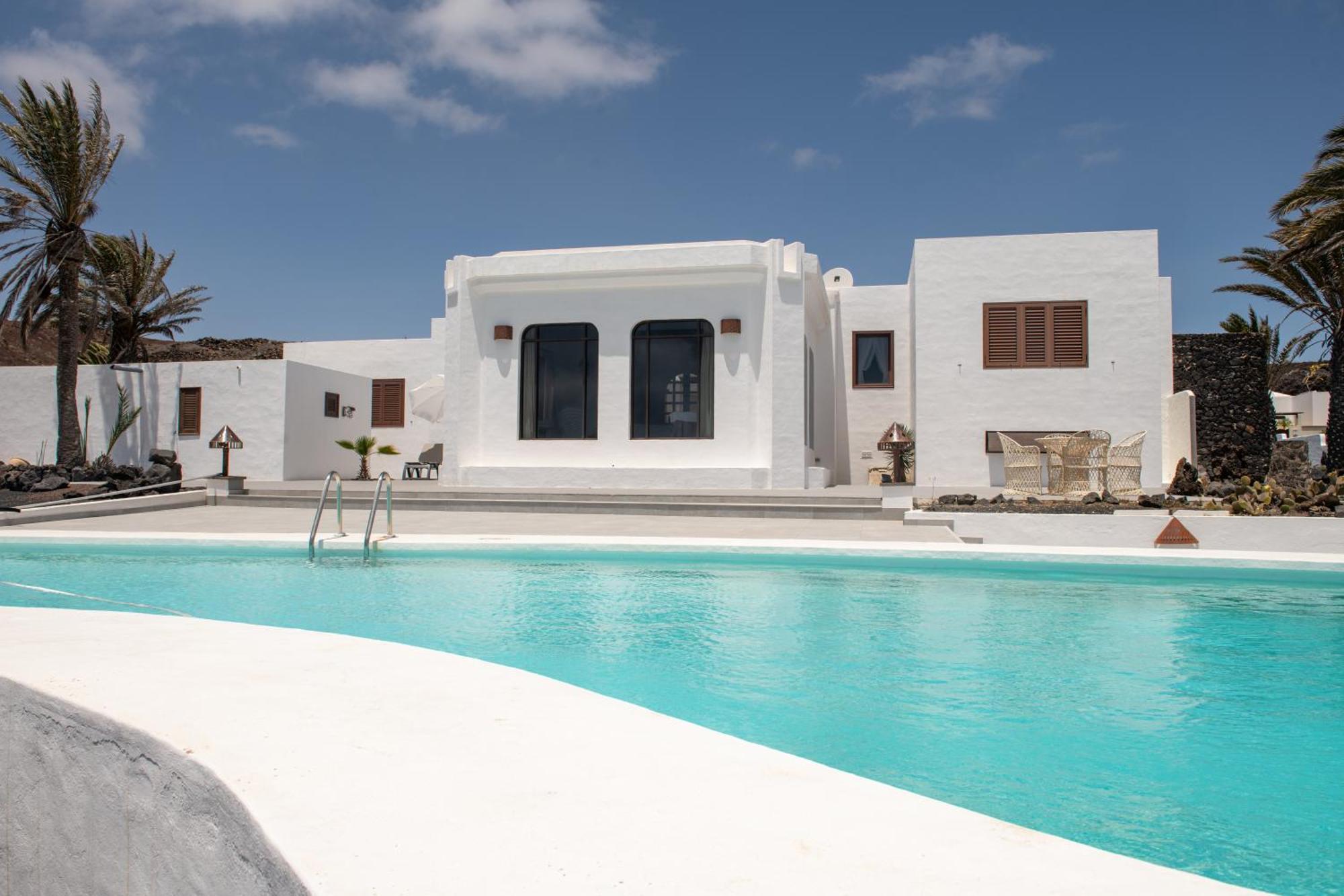 Villa Blanca Nudist Place Charco del Palo Kültér fotó
