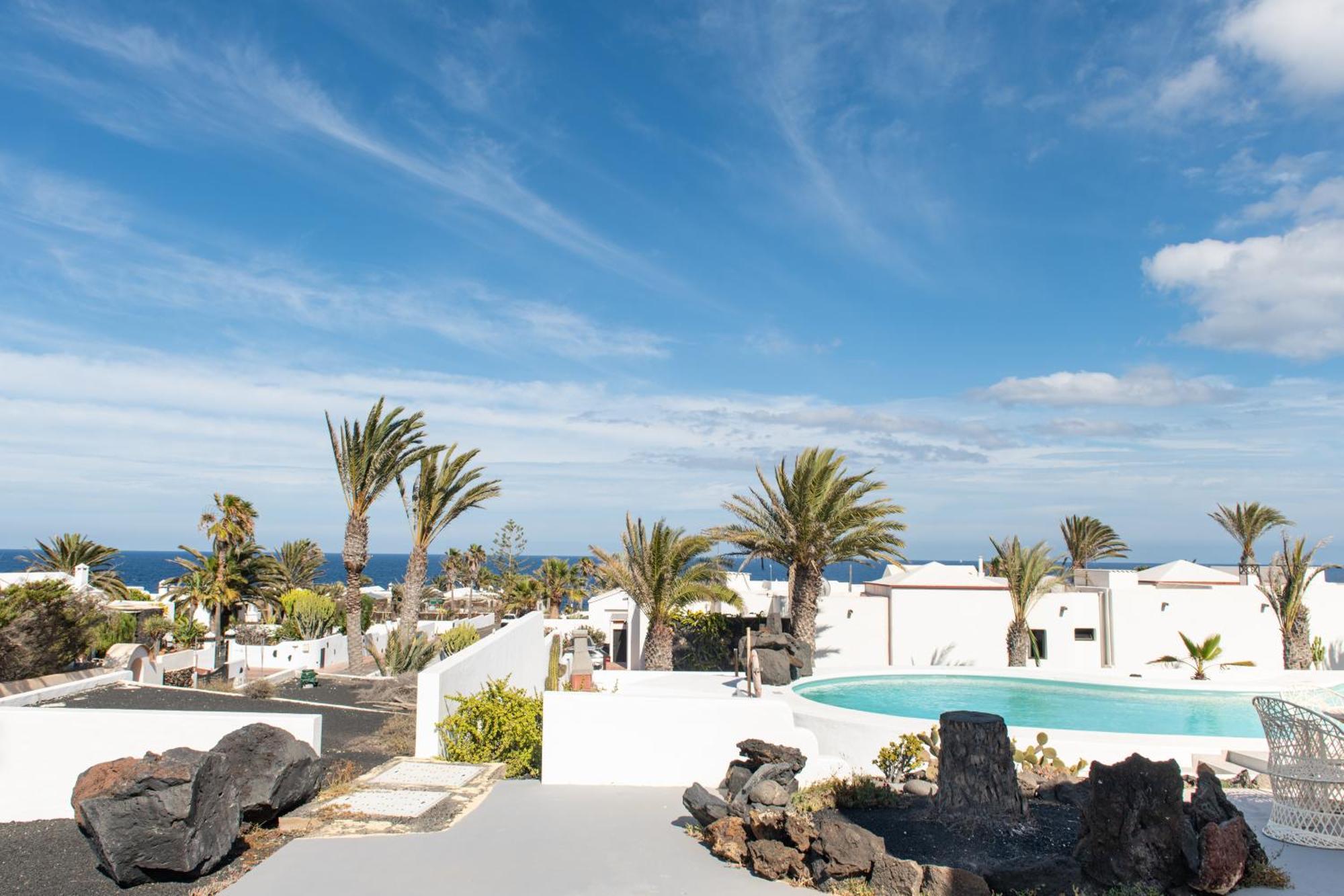 Villa Blanca Nudist Place Charco del Palo Kültér fotó